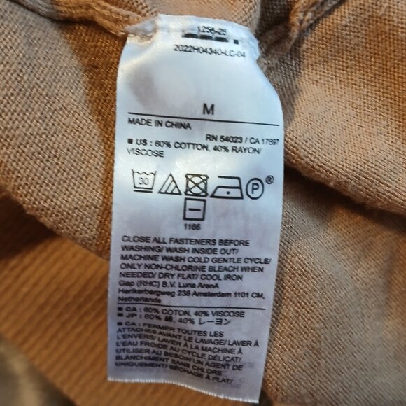 Banana Republic Factory Women's Forever Sweater Camel SZ M GUC - Picture 7 of 7